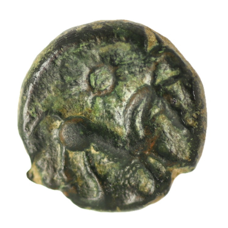 Gauloise - Bellovaques (région de Beauvais) Quart de stature en bronze à l'astre