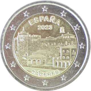 2023 - Espagne, 2 euros Vieille ville de Caceres