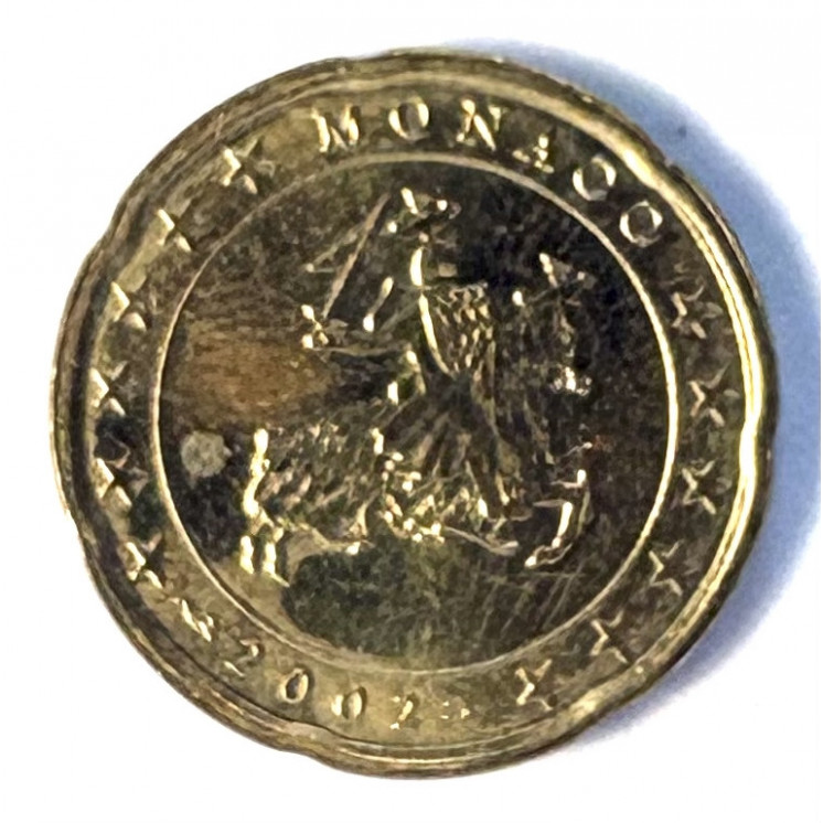 20 Centimes Monaco 2002