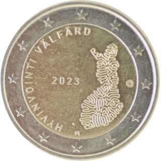 2023 - Finlande 2 euros Services sociaux et santé