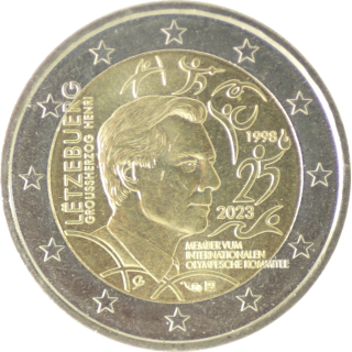 2023 - Luxembourg 2 euros Membre du Comité International Olympique