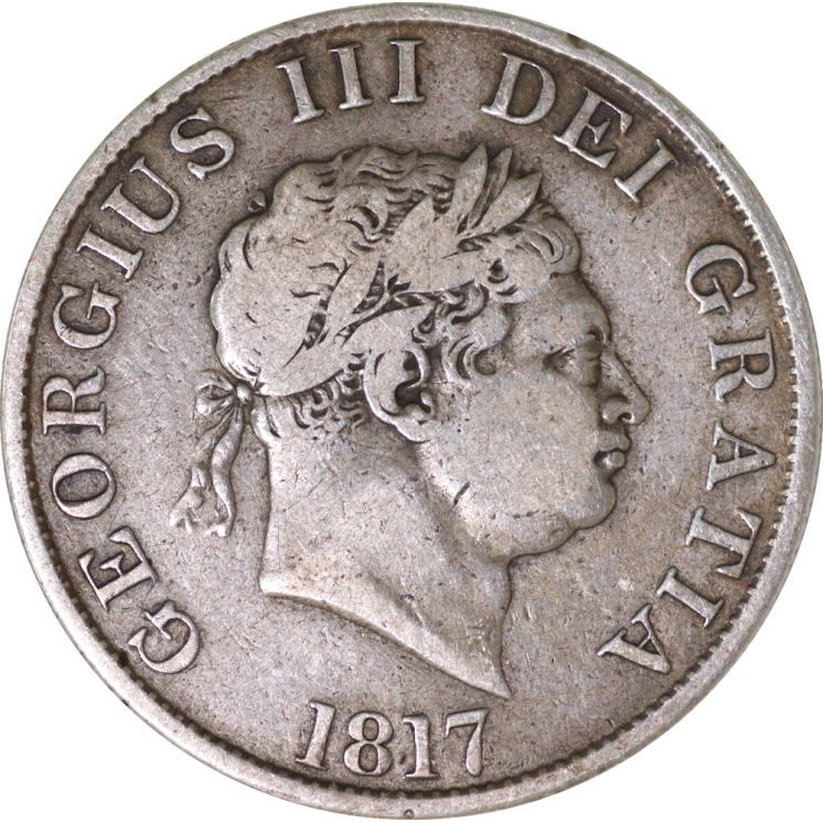 Angleterre - Georges III, 1/2 Crown 1817