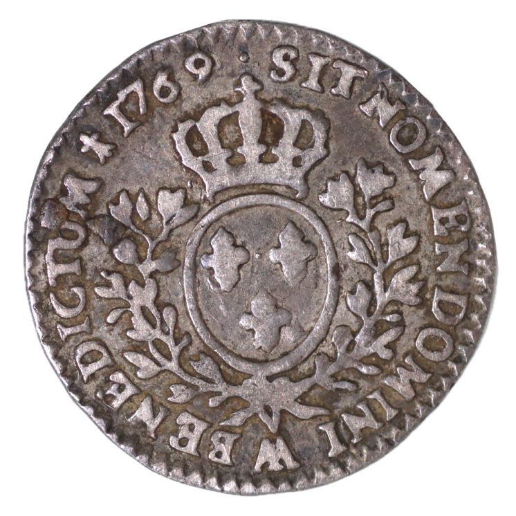 France - Louis XV (1715-1774), 1/10 Ecu 1769 AA (Metz)