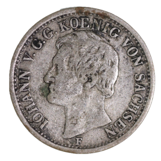 Allemagne - Iohann V, 1/6 Thaler 1856