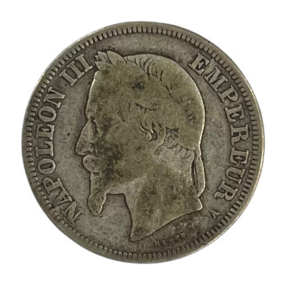 2 Francs Napoléon III 1867 Argent