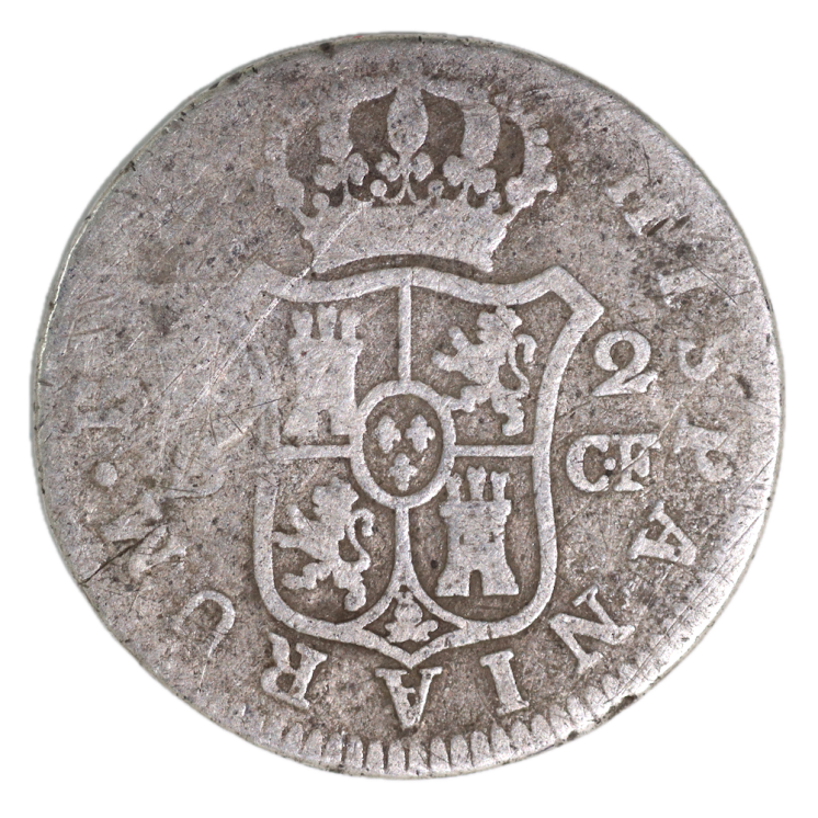 Espagne - Charles III, 2 Reales 1778