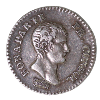 France - Napoléon Ier, 1/4 de Franc An 12 A (Paris)