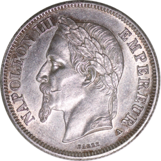France - Napoléon III, 2 Francs 1868 A (Paris) Sup