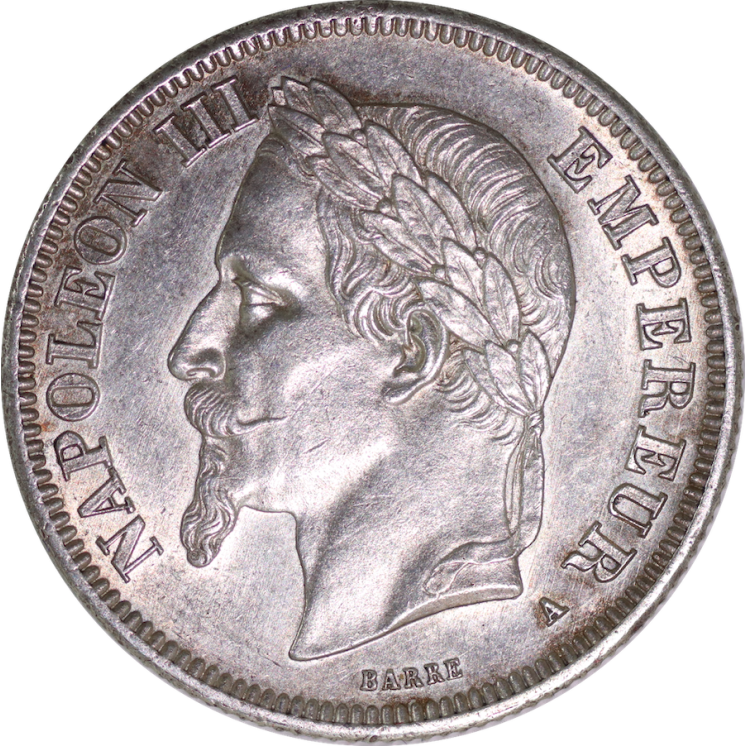 France - Napoléon III, 2 Francs 1868 A (Paris) Sup
