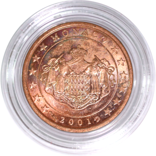 Monaco - 1 Centime 2001