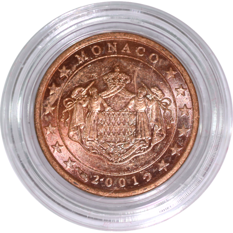 Monaco - 1 Centime 2001