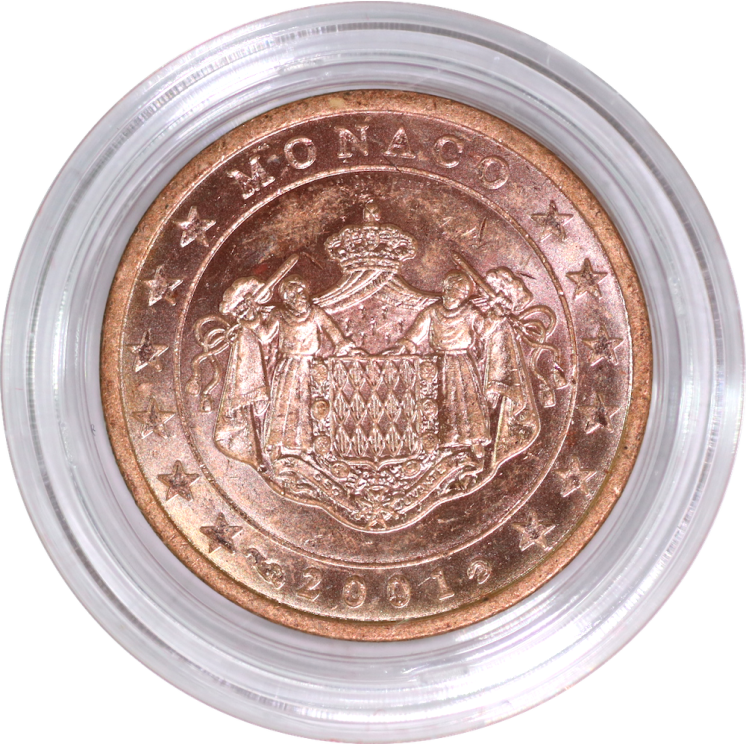 Monaco - 2 Centimes 2001