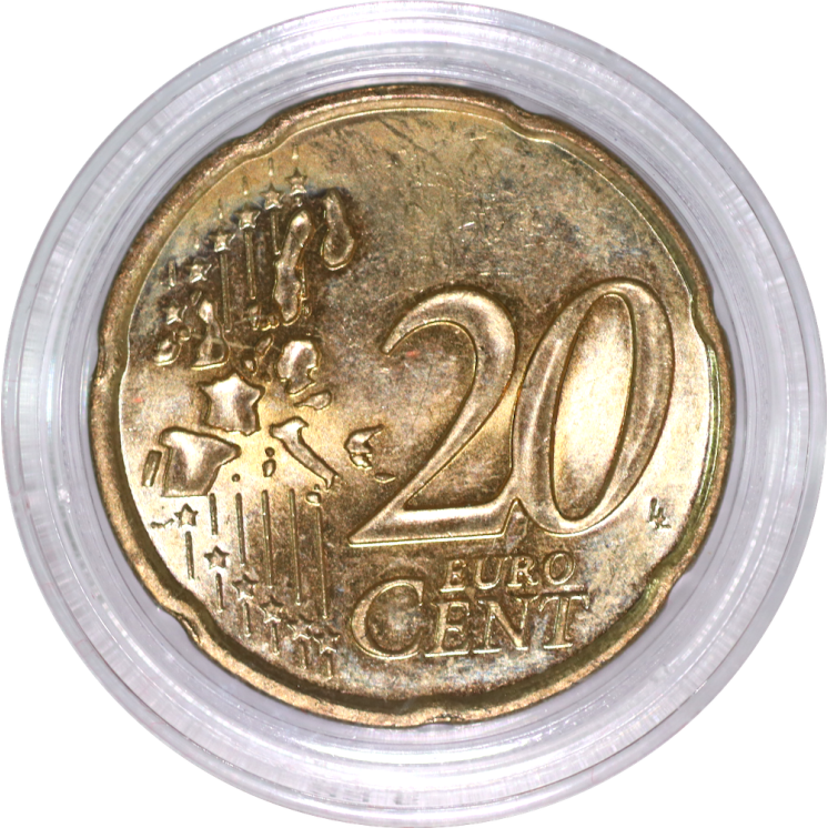 Monaco - 20 Centimes 2001