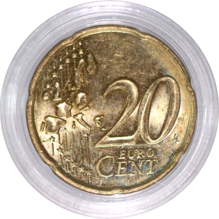 Monaco - 20 Centimes 2001