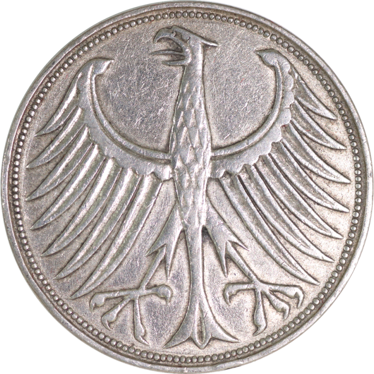 Allemagne - 5 Mark 1951