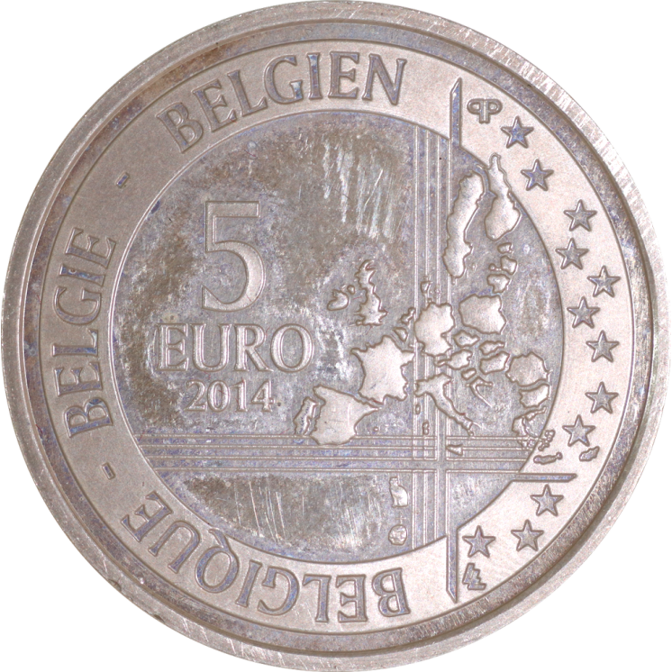 Belgique - 5 Euros 2014