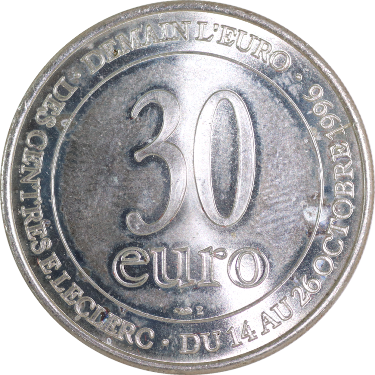 France - Jeton 30 Euros Centre Leclerc