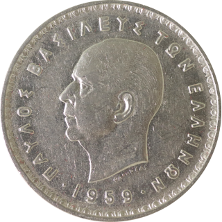 Grèce - 10 Drachme 1959