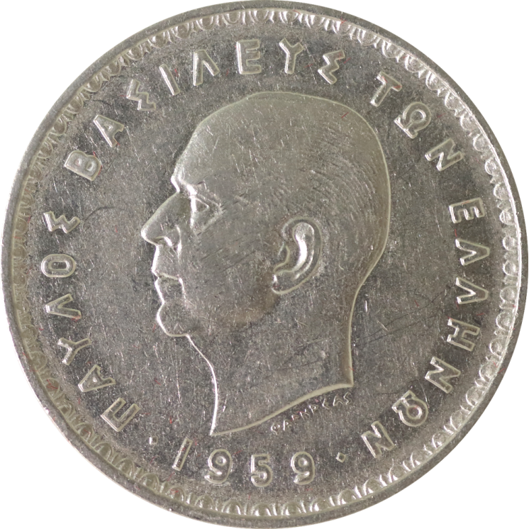 Grèce - 10 Drachme 1959