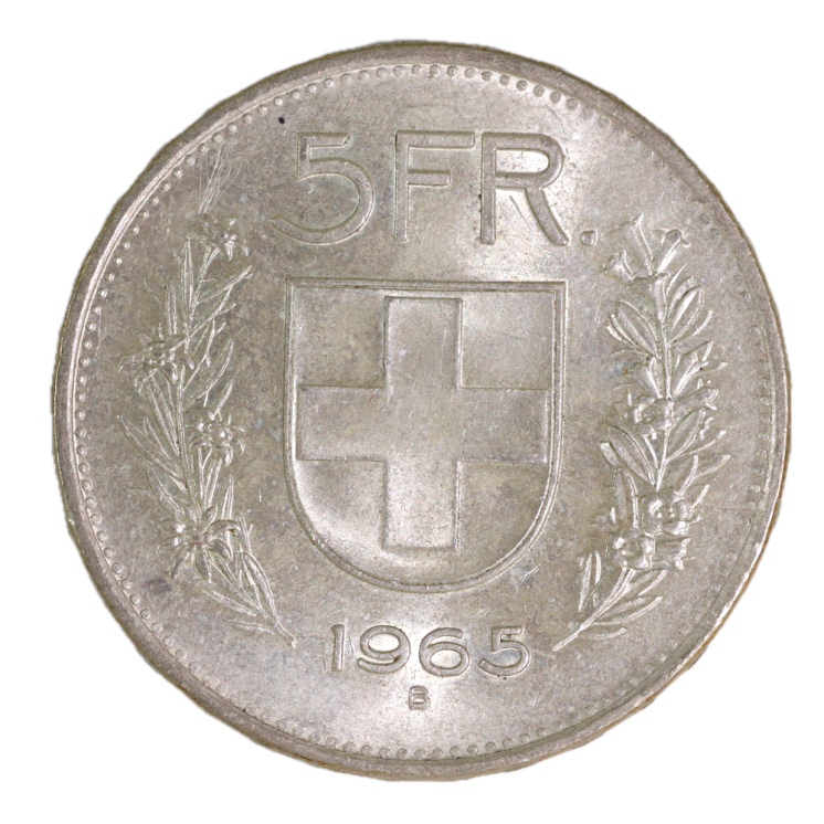 Suisse - 5 Francs 1963