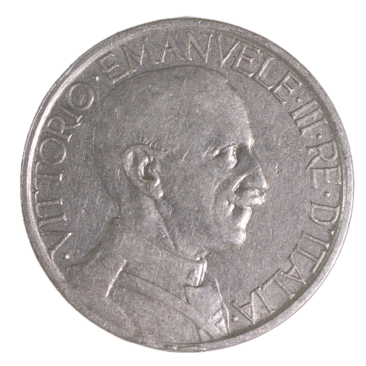 Italie - Victor Emmanuel III, 2 Lires 1925