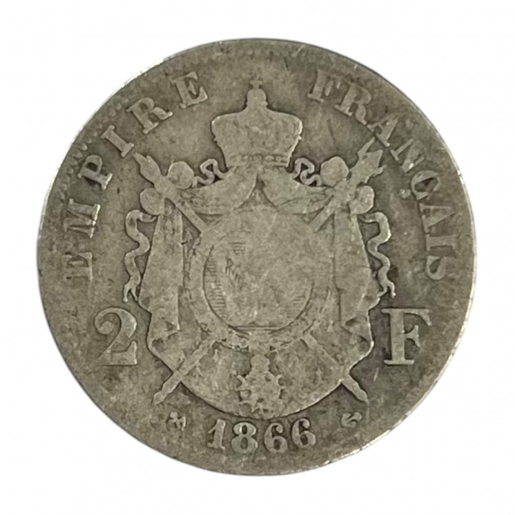 2 Francs Napoléon III 1866 K Argent