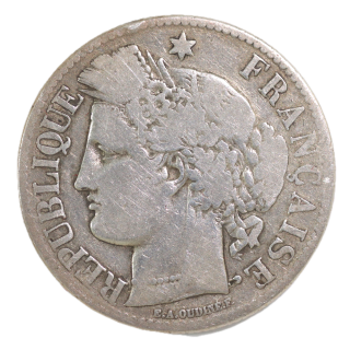France - 2 Francs Cérès 1871 A