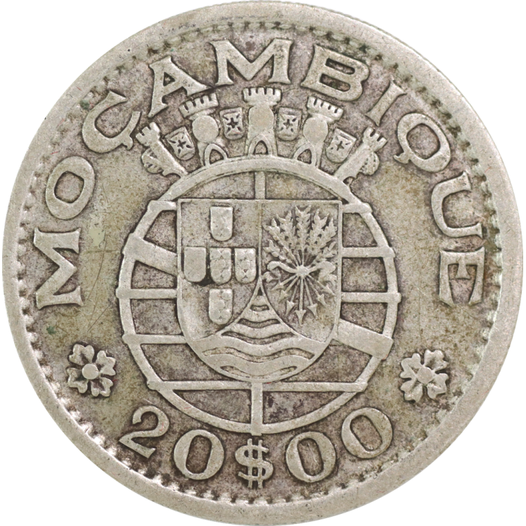 Mozambique - 20 Dollars 1955
