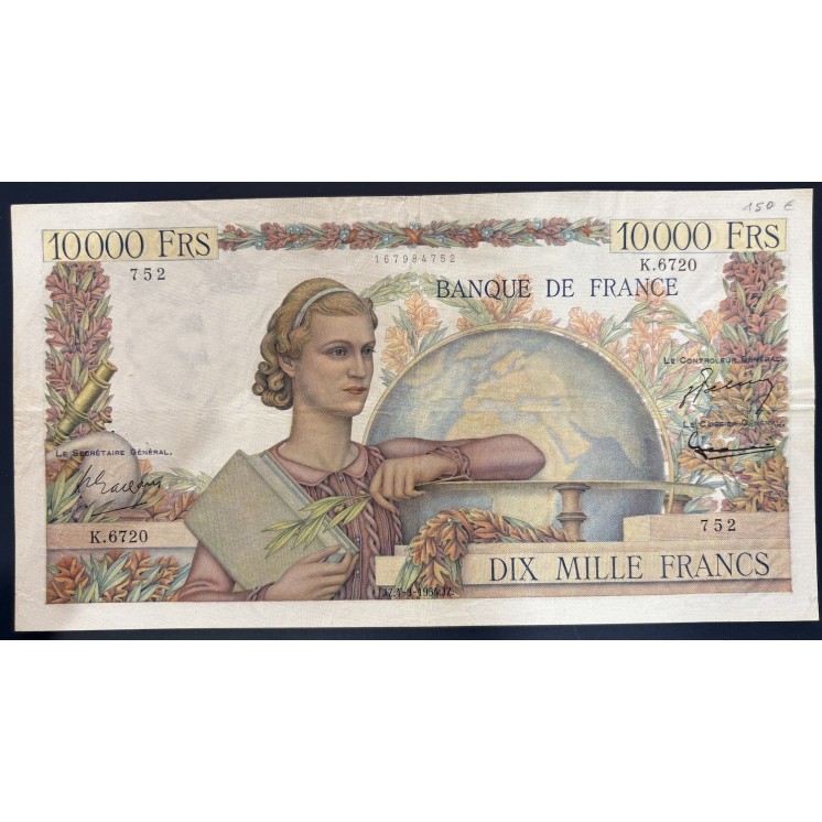 10 000 Francs Génie Français JZ.4-3-1954.JZ