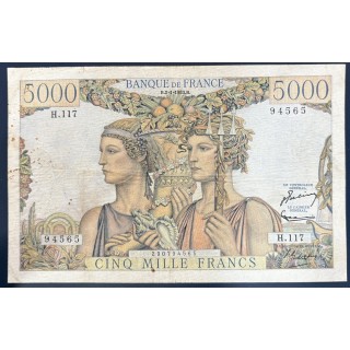 Billet de 5000 Francs Terre et Mer B.2-1-1953