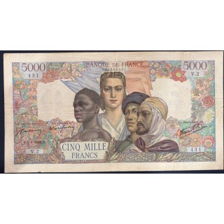 5000 Francs Empire B.5-3-1942.B.