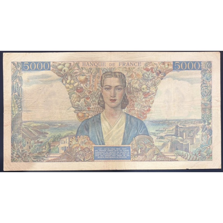 5000 Francs Empire B.5-3-1942.B.