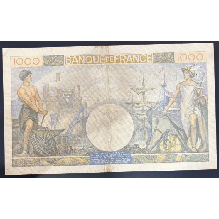 1000 Francs Commerce et industrie 19 Decembre 1940