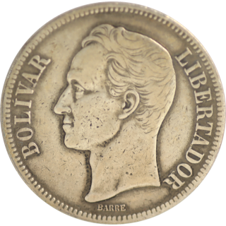 Venezuela - République, 5 Bolivares 1926