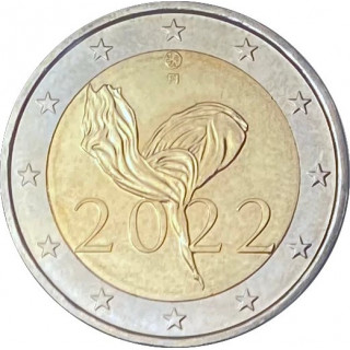 2022, Finlande 2 euros 100ème Anniversaire du Ballet National Finlandais