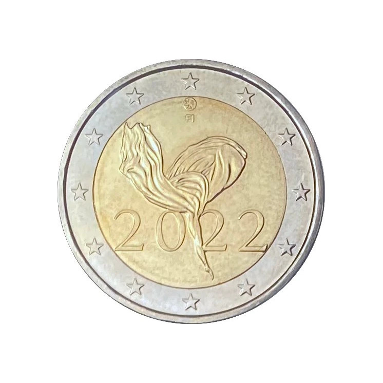 2022, Finlande 2 euros 100ème Anniversaire du Ballet National Finlandais