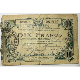 France - Bon régional, 10 Francs