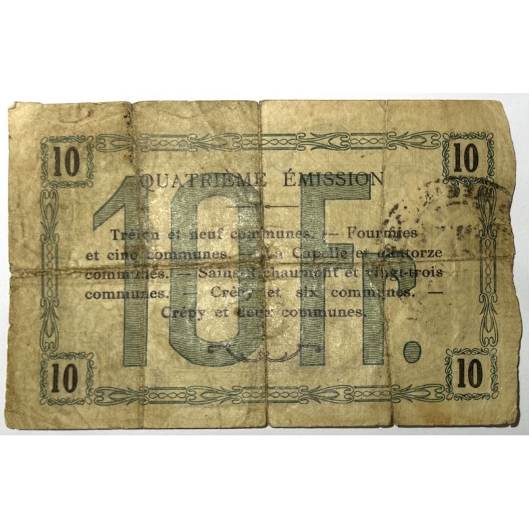 France - Bon régional, 10 Francs