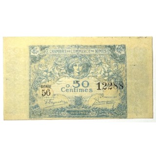 France - Chambre de Commerce de Nîmes, 50 Centimes
