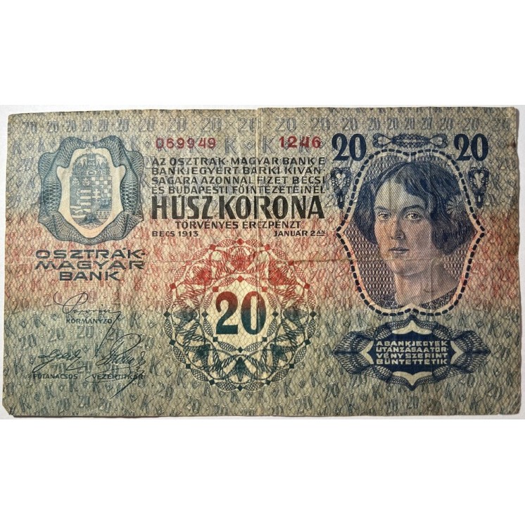 Autriche - 20 Kronen 1913