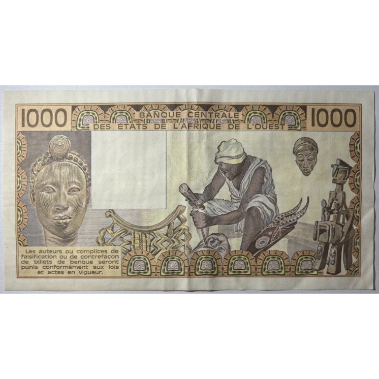 Afrique de l'Ouest - 1000 Francs 1986 A
