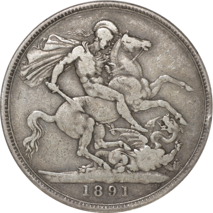 Grande-Bretagne - Victoria (1837-1901), Crown 1891