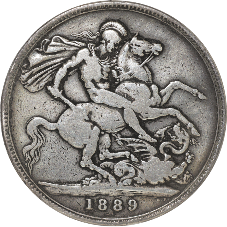 Grande-Bretagne - Victoria (1837-1901), Crown 1889