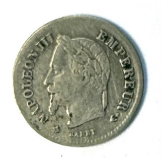 20 Cent Napoléon III 1867 A (Paris)