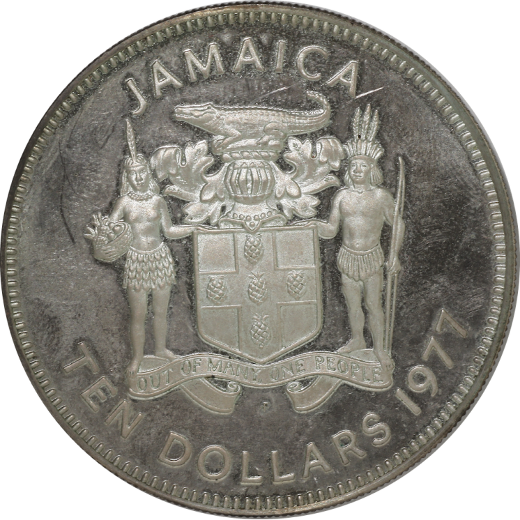 Jamaïque - 10 Dollars 1977 Proof