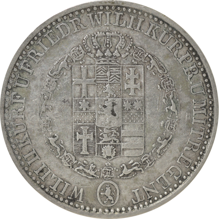 Allemagne - Hesse-Cassel, Thaler 1837, 26 000 Ex.