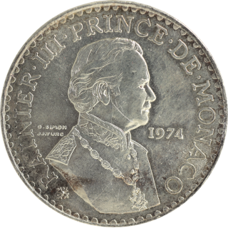 Monaco - Rainier III, 50 Francs 1974