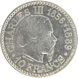 Monaco - Rainier III, 10 Francs 1966
