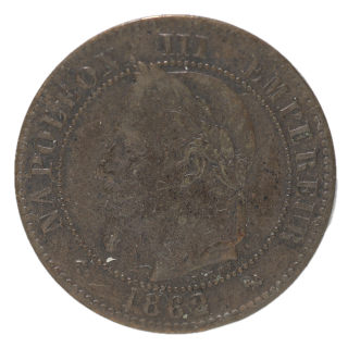 France - Napoléon III (1852-1870), 2 Centimes 1862 K (Bordeaux)