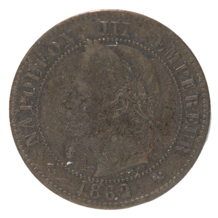 France - Napoléon III (1852-1870), 2 Centimes 1862 K (Bordeaux)